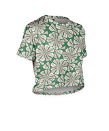 W. CROP TEE - SUMMER BOTANICAL