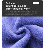 Kids Winter Fleece Beanie for Helmet Use