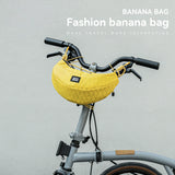 Banana Bike Handlebar Bag, Lightweight Crossbody Cycling Bag 1.8L