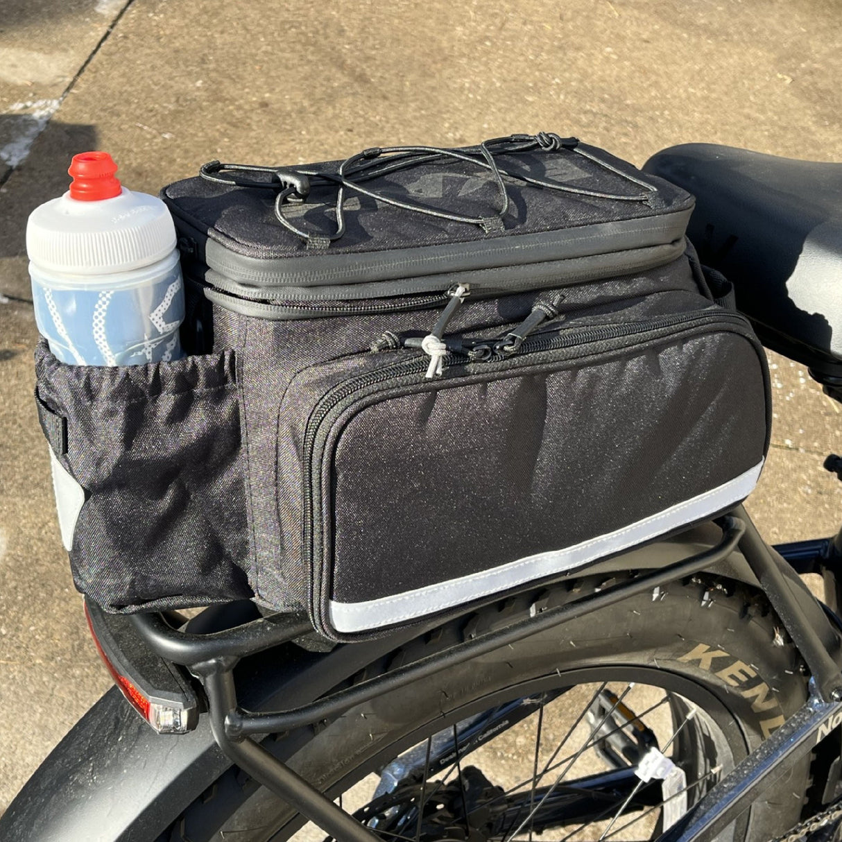 MIK Trunk Bag Big Daddy Bicycle Rack Bag (works only with MIK Rack - not Included)