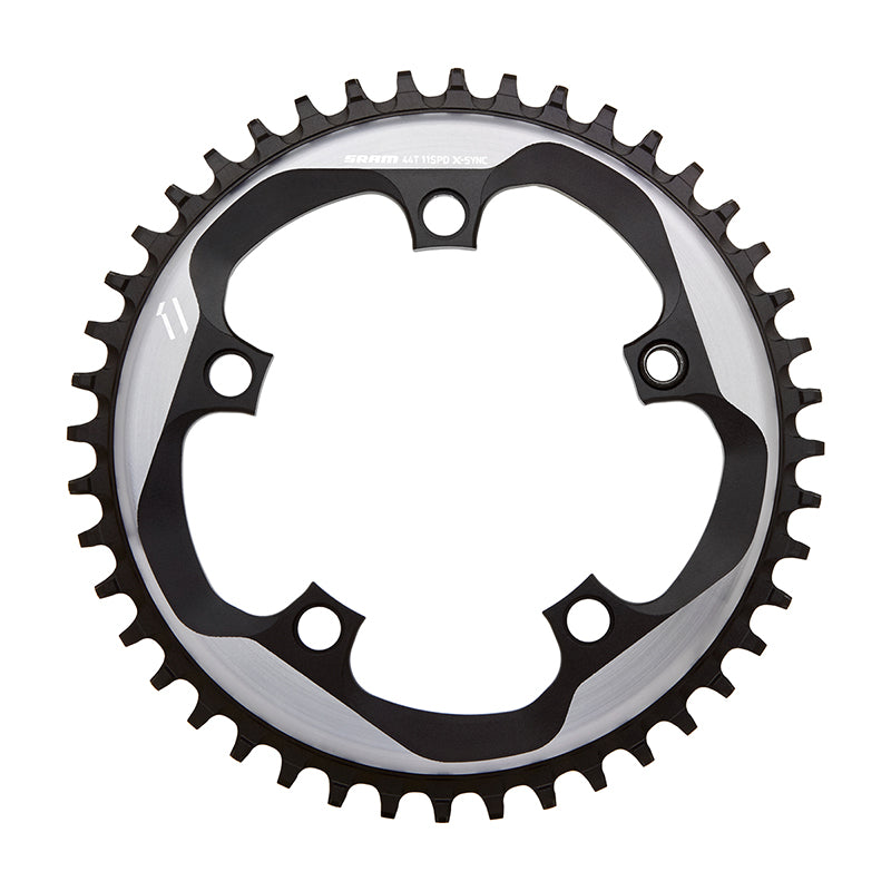 SRAM X-Sync Chainring 44 Teeth 110mm BCD Polished Grey/Matte Black