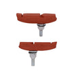 Kool Stop, Eagle 2, Cantilever Brake Pads, Threaded posts, Salmon, Pair