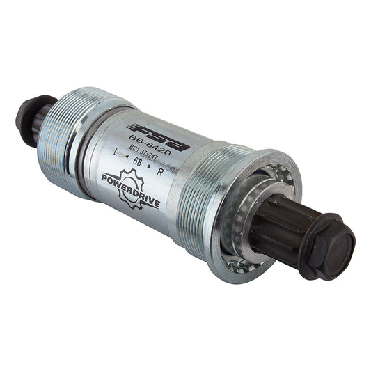 Full Speed Ahead 8420ST Power Drive Bottom Bracket - English 68x113mm Full Speed Ahead Power Drive Spindle Silver