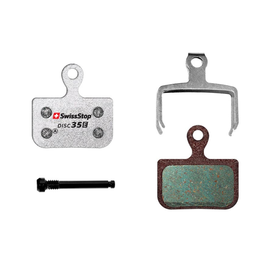 SwissStop Disc 35 E Disc Brake Pads Shape: SRAM Level/2 Piece Road Organic Pair