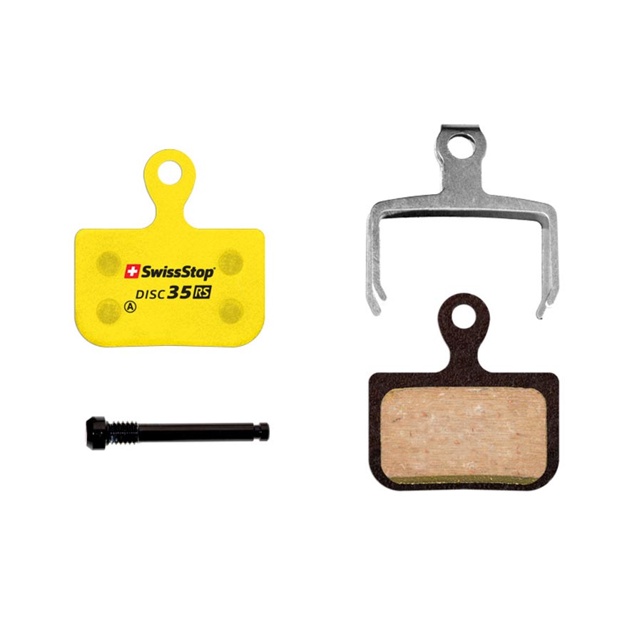 SwissStop Disc 35 RS Disc Brake Pads Shape: SRAM Level/2 Piece Road Organic Pair