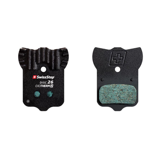 SwissStop Exotherm2 26 Disc Brake Pads Shape: SRAM Level/2 Piece Road Organic Pair