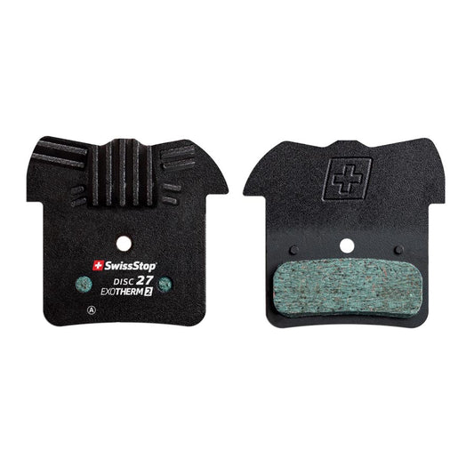 SwissStop Exotherm2 27 Disc Brake Pads Shape: Shimano D-Type/H-Type XTR-M9120 XT-M8120 SLX M7120 SAINT 820 DEORE M6102 Organic Pair