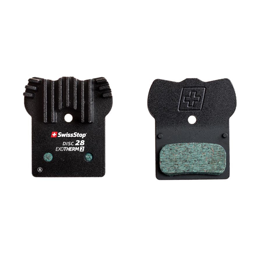 SwissStop Exotherm2 28 Disc Brake Pads Shape: Shimano G-Type/F-Type/J-Type XTR BR-M9000 XT BR-M8100  SLX BR-M7100 DEORE BR-M615 Organic Pair