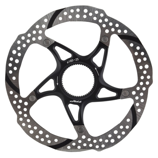 TRP-25 Disc Brake Rotor - 160mm Center Lock 1.8mm Silver/Black