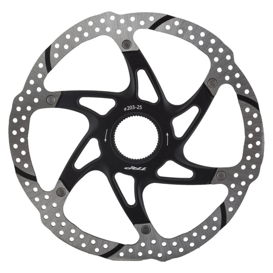 TRP-25 Disc Brake Rotor - 203mm Center Lock 1.8mm Silver/Black