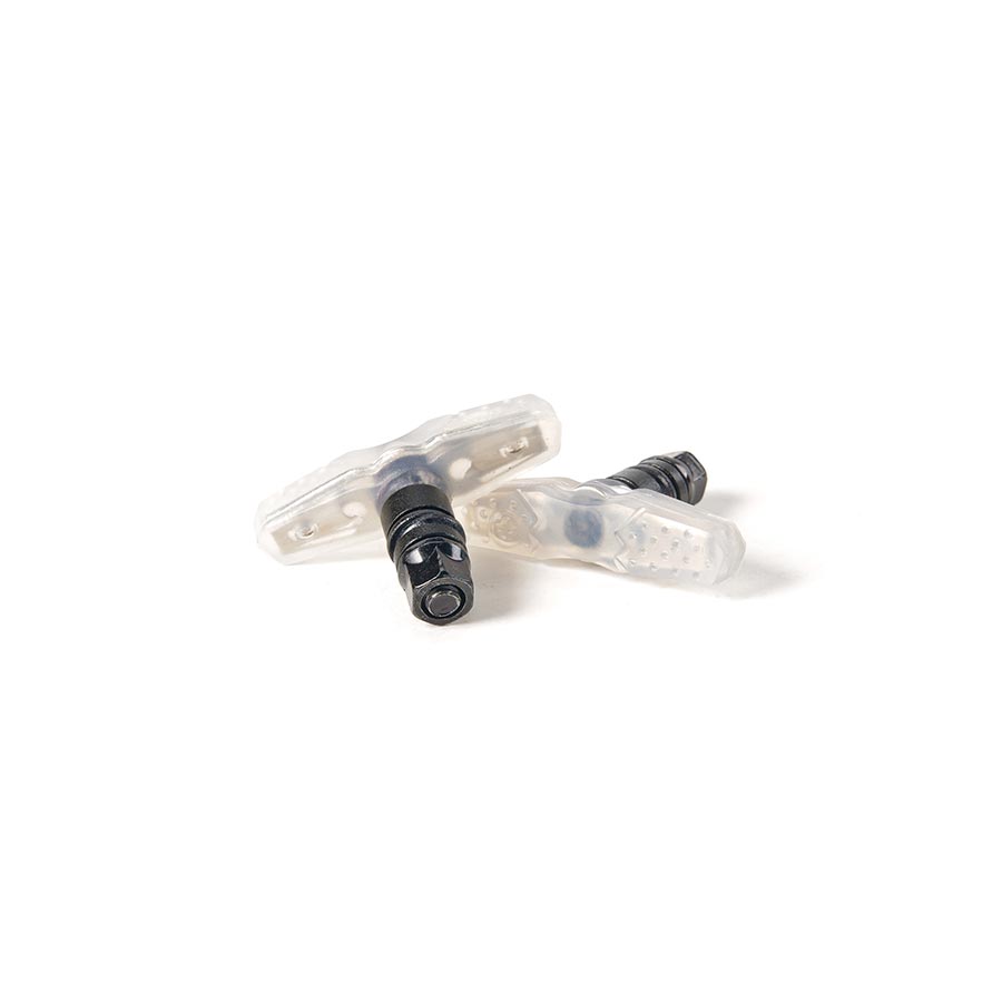 Salt Plus Propeller Linear Pull Pads Non-cartridge Rubber Pair Clear/Black