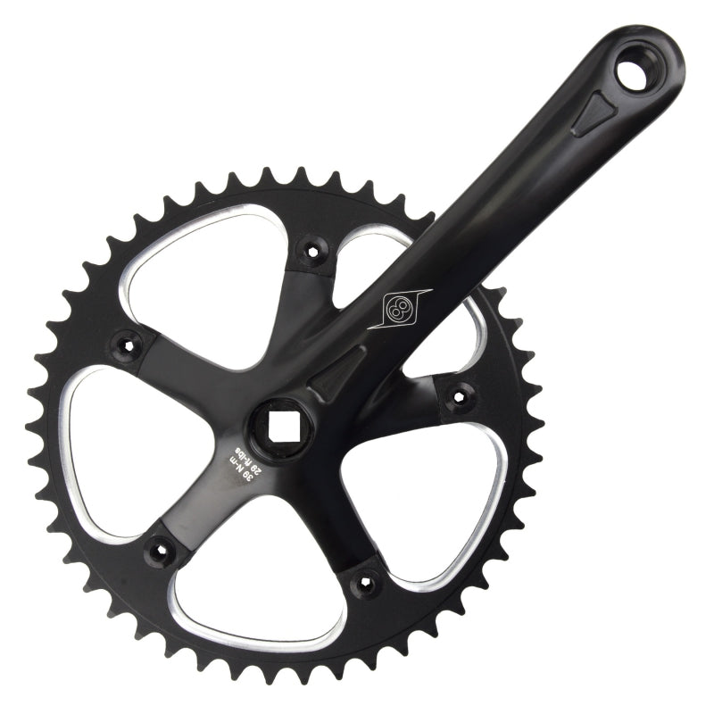 Origin8 Track/SS 175x46 103mm JIS Square Taper crankset black/black