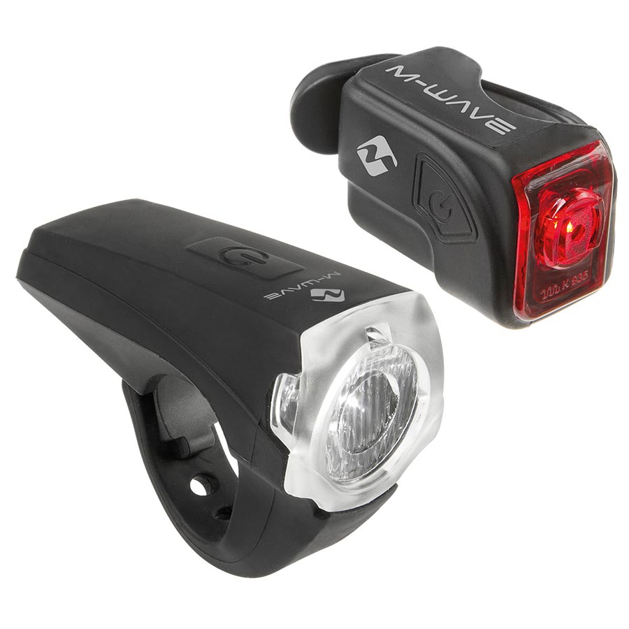 M-Wave Atlas K10 USB Light Set Black