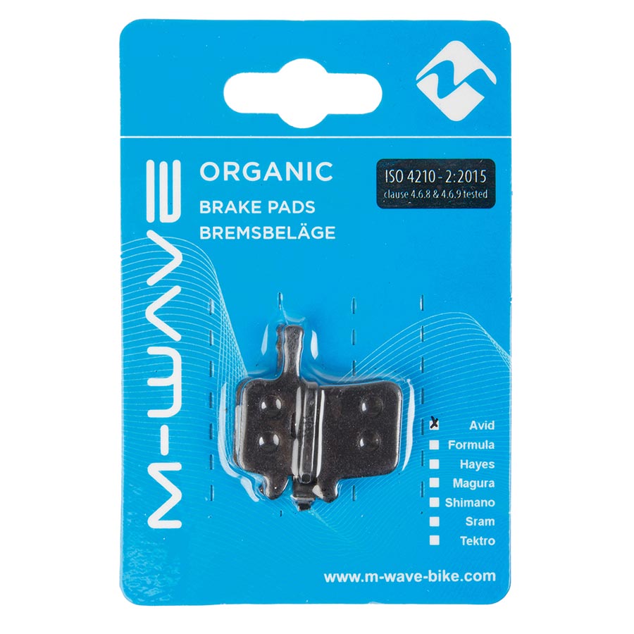 M-Wave Organic ASP1 Disc Brake Pads Shape: Avid Juicy/BB7 Organic