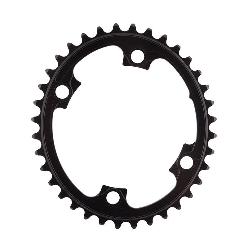 absoluteBLACK Premium Oval 110 BCD Road Inner Chainring Shimano Dura-Ace 9000 - 36t 110 Shimano Asymmetric BCD 4-Bolt BLK