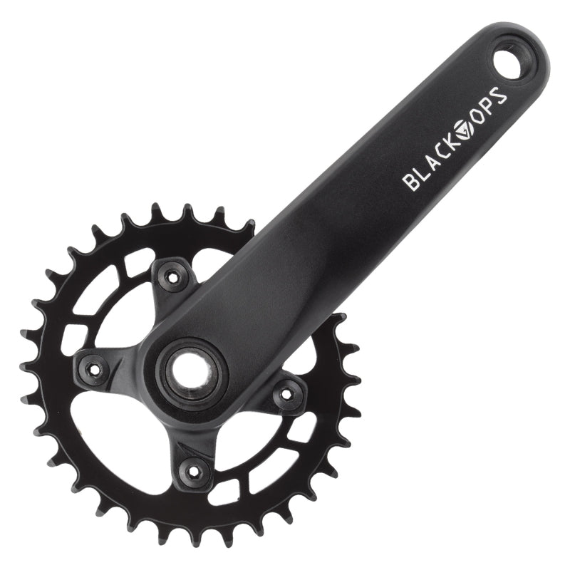 Black ops Alloy MTB 1x 175x32 24mm crankset black