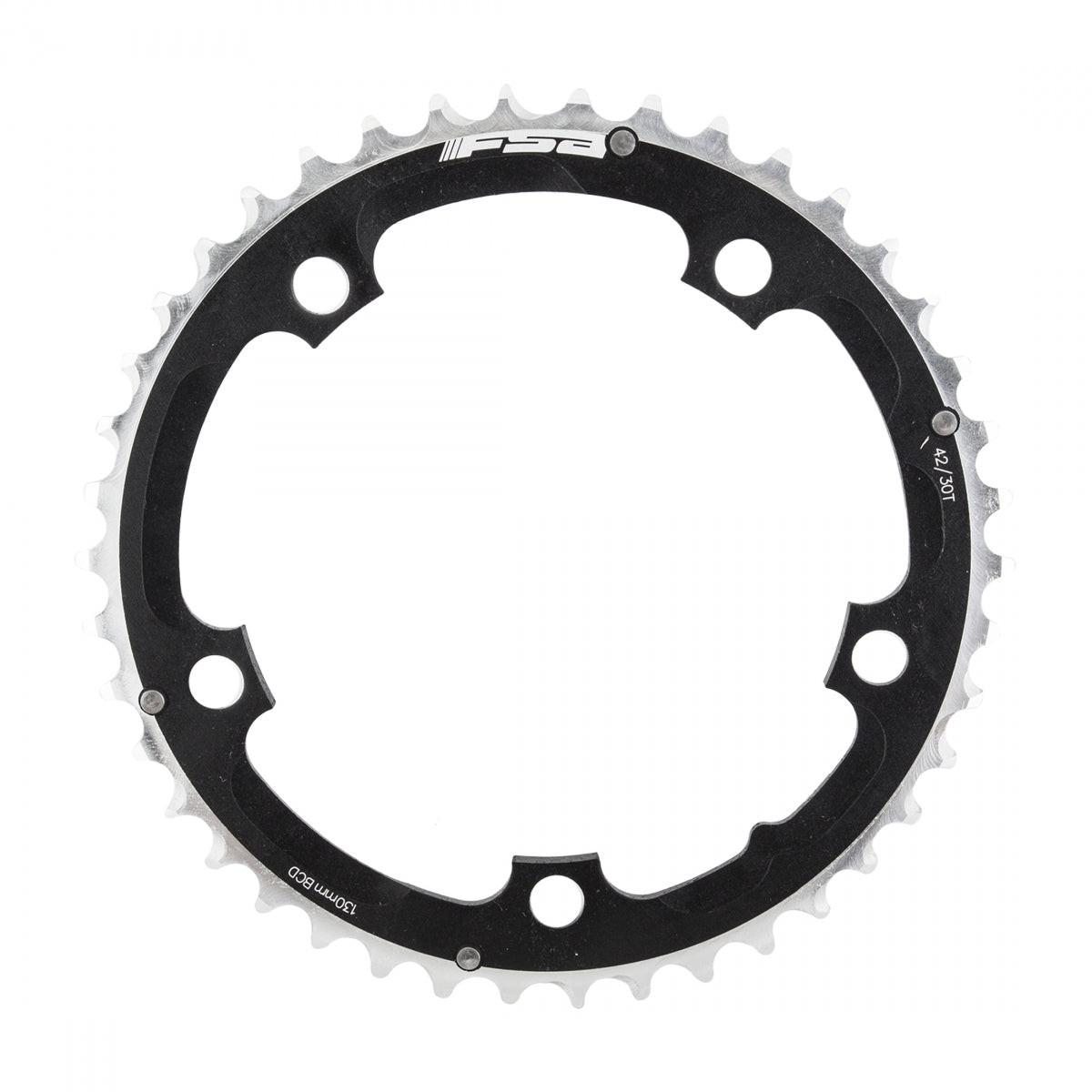 CHAINRING FSA ROAD PRO 130mm 42T 5B 9/10s BK TRIPLE