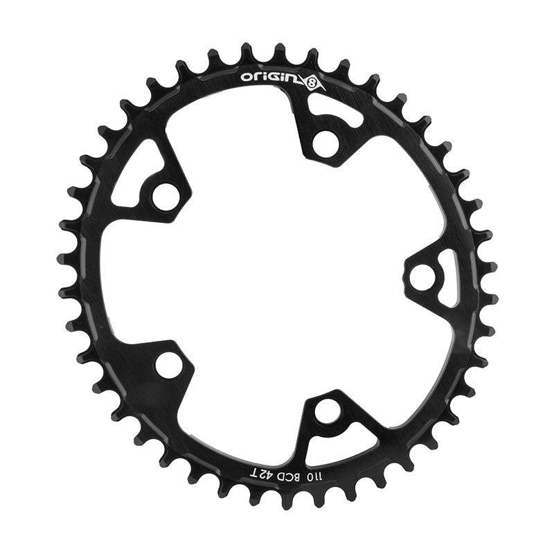 Origin8 Holdfast Oval 1x Chainring 110mm BCD 42T