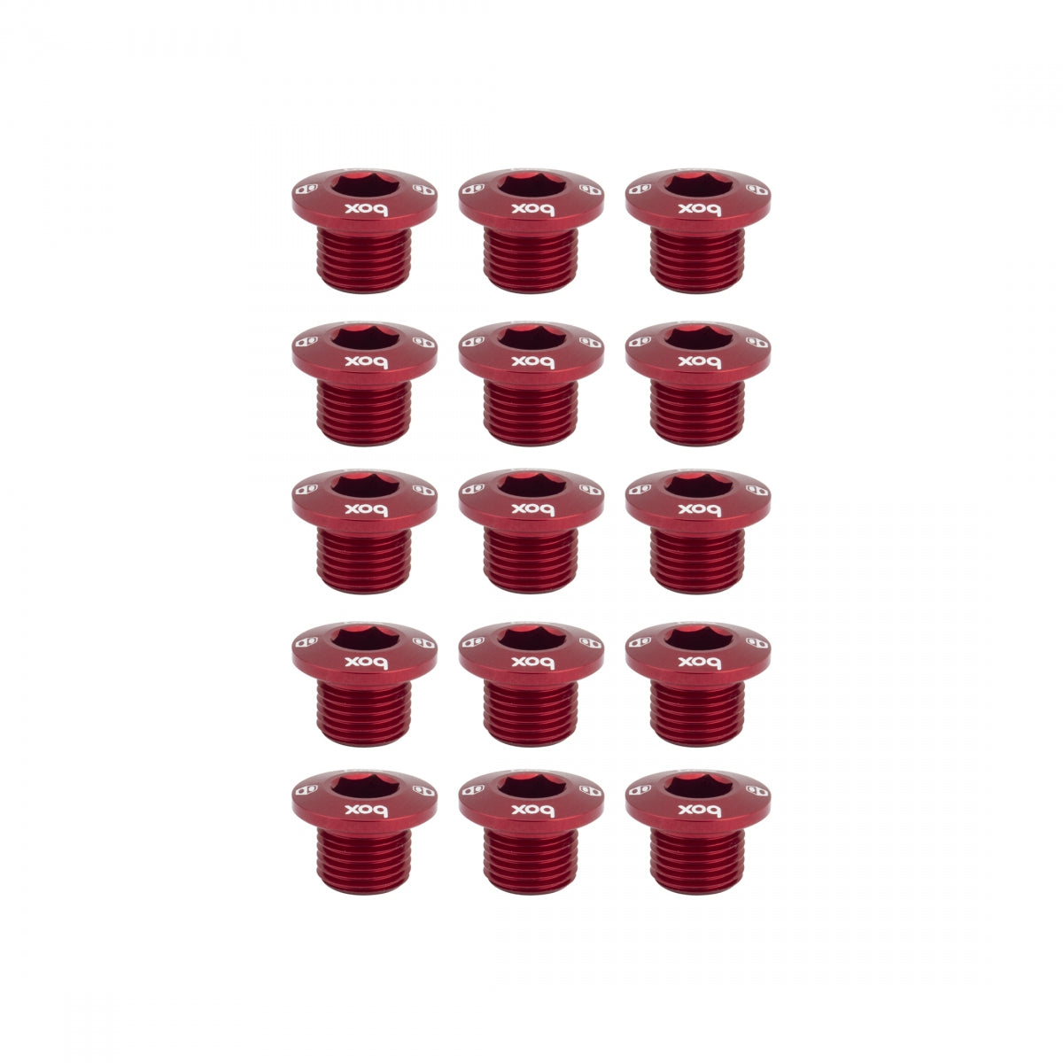 CHAINRING BOLT SET BOX ONE 7075 ALY 15pc RD