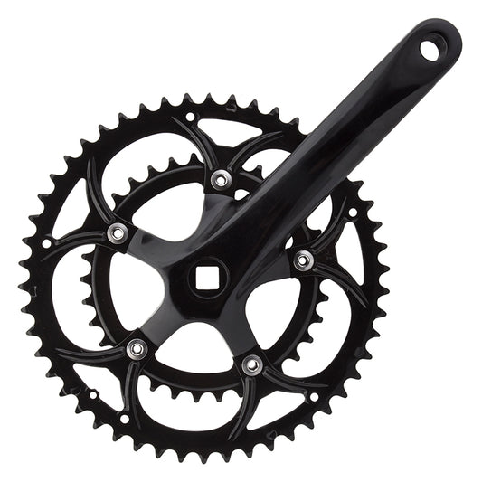 Sunlite Alloy Double 172.5x50/34 110 SQR JIS crankset black