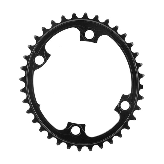 absoluteBLACK Premium Oval 110 BCD Road Inner Chainring Shimano Dura-Ace 9100 - 36t 110 Shimano Asymmetric BCD 4-Bolt BLK