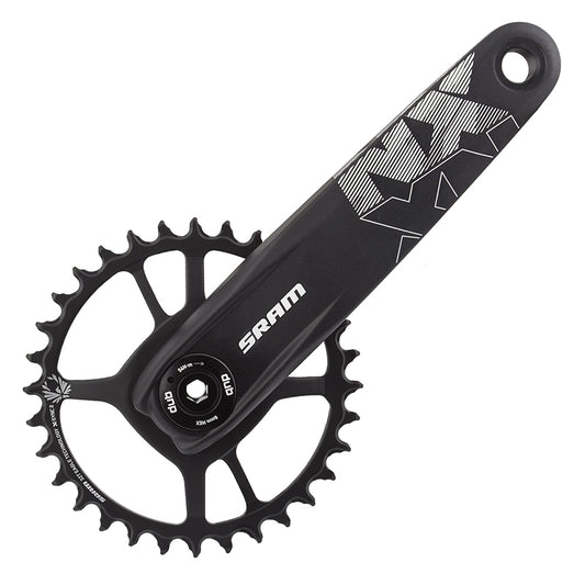 SRAM NX Eagle Boost Crankset - 175mm 12-Speed 32t Direct Mount DUB Spindle Interface BLK