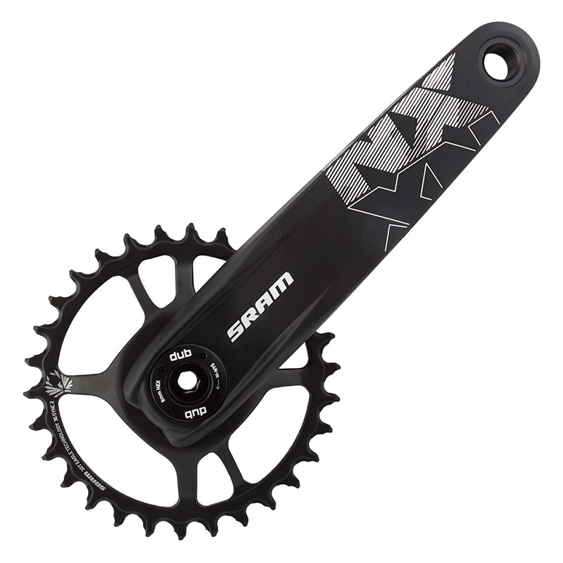 SRAM NX Eagle Fat Bike Crankset - 175mm 12-Speed 30t Direct Mount DUB Spindle Interface BLK