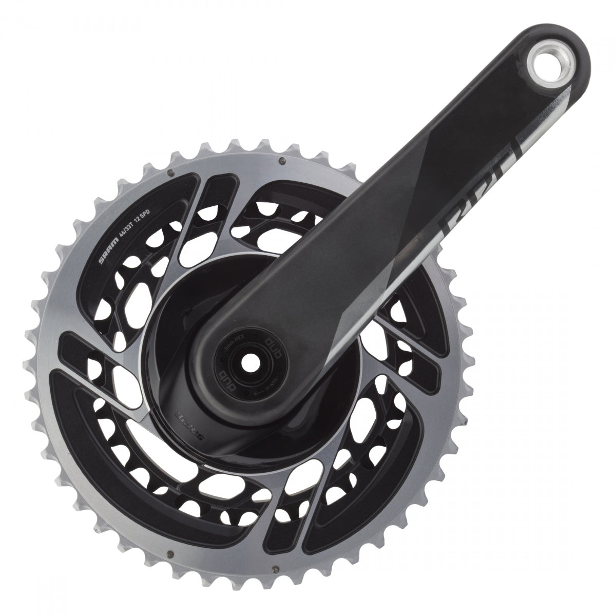 CRANKSET SRAM RED AXS 172x46/33 DUB NoBB SL/GY