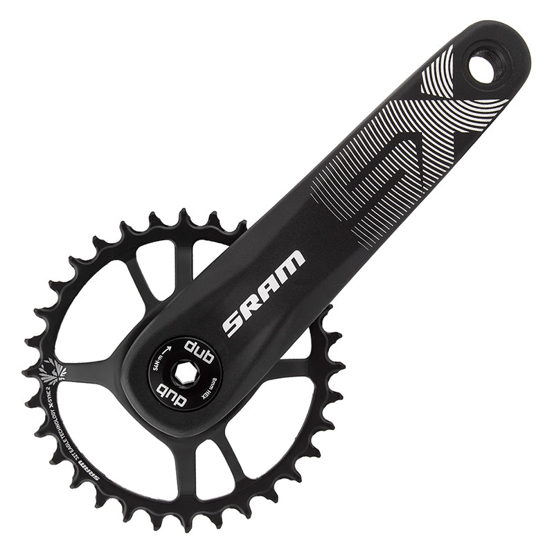 SRAM SX Eagle Crankset - 170mm 12-Speed 32t Direct Mount DUB Spindle Interface BLK A1