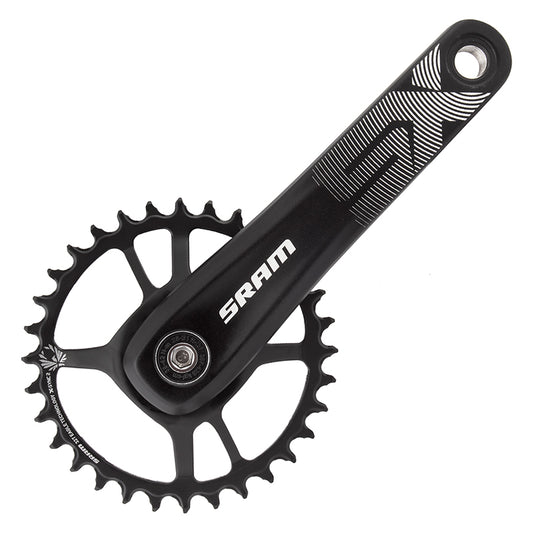 SRAM SX Eagle Crankset - 170mm 12-Speed 32t Direct Mount Power Spline Spindle Interface BLK A1