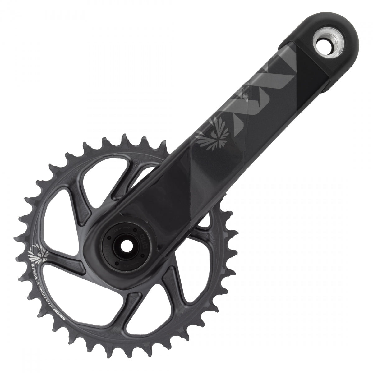 CRANKSET SRAM XX1 EAGLE 175x34 DM DUB XSYNC2 w/oCUPS LUNAR-GY
