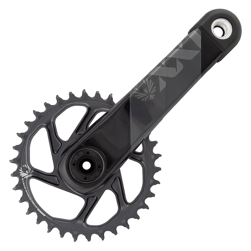 SRAM XX1 Eagle AXS Boost Crankset - 175mm 12-Speed 34t Direct Mount DUB Spindle Interface Gray