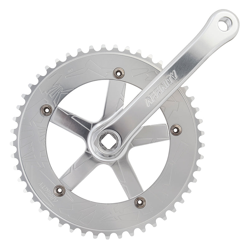 Affinity Pro Track 167.5mm crankset silver