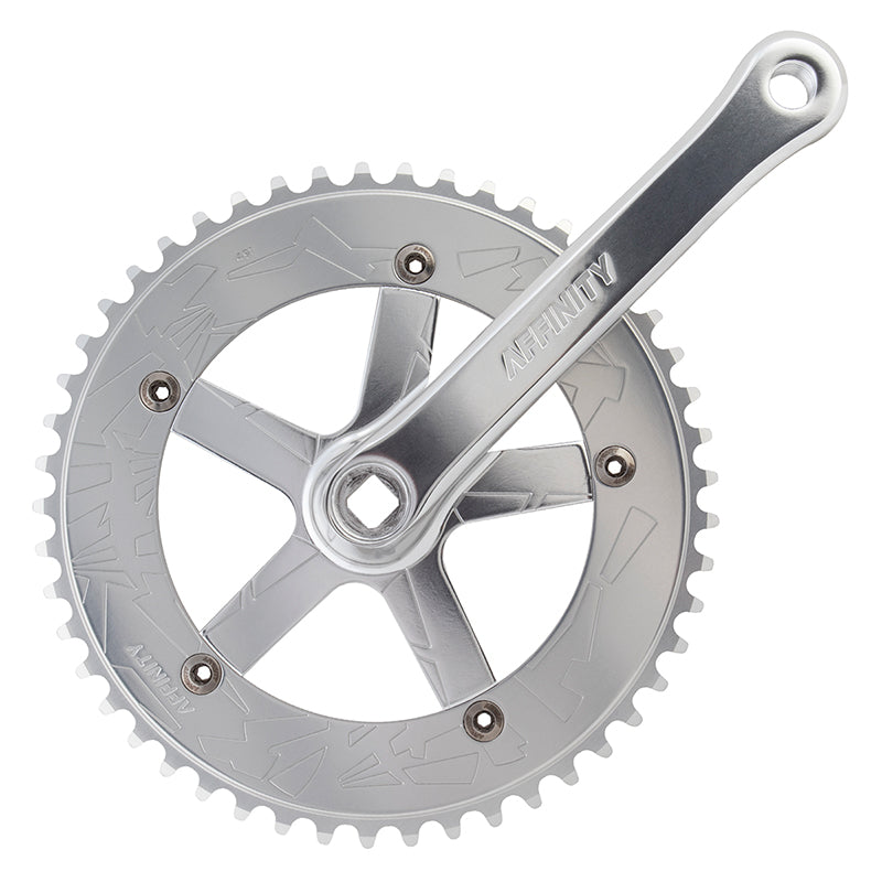 Affinity Pro Track 170mm crankset silver