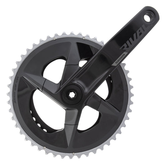 SRAM Rival AXS Crankset - 165mm 12-Speed 48/35t 107 BCD DUB Spindle Interface BLK D1