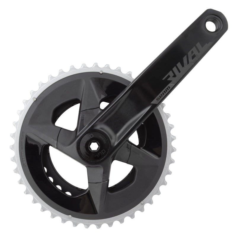 SRAM Rival AXS Wide Crankset - 175mm 12-Speed 43/30t 94 BCD DUB Spindle Interface BLK D1