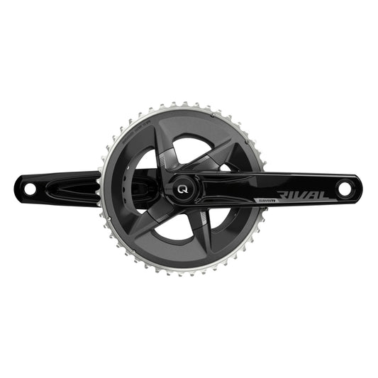 SRAM Rival AXS Crankset Quarq Power Meter - 170mm 12-Speed 48/35t Yaw 107 BCD DUB Spindle Interface BLK D1