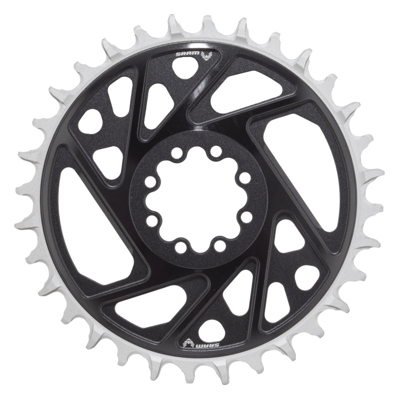 SRAM XX Eagle T-Type Direct Mount Chainring - 32t 12-Speed 8-Bolt Direct Mount 3mm Offset Aluminum BLK D1