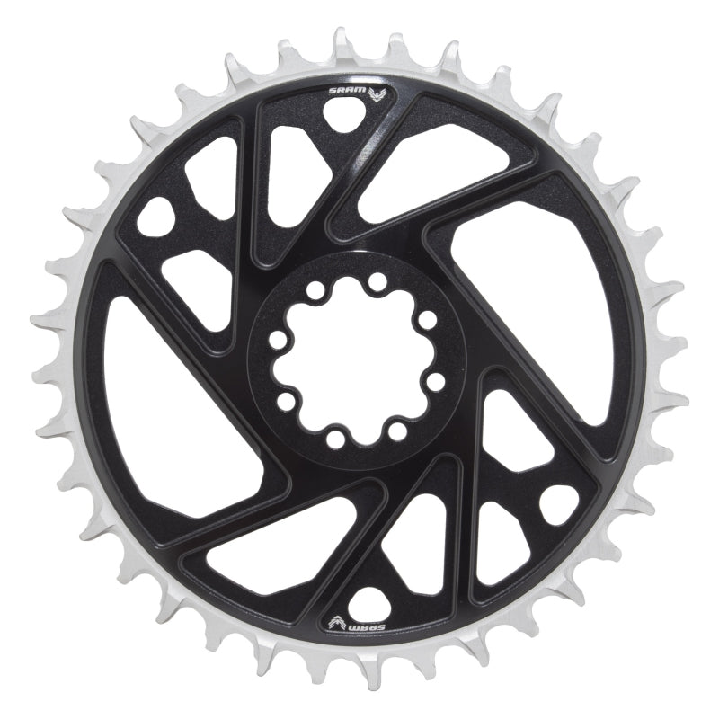 SRAM XX Eagle T-Type Direct Mount Chainring - 36t 12-Speed 8-Bolt Direct Mount 3mm Offset Aluminum BLK D1