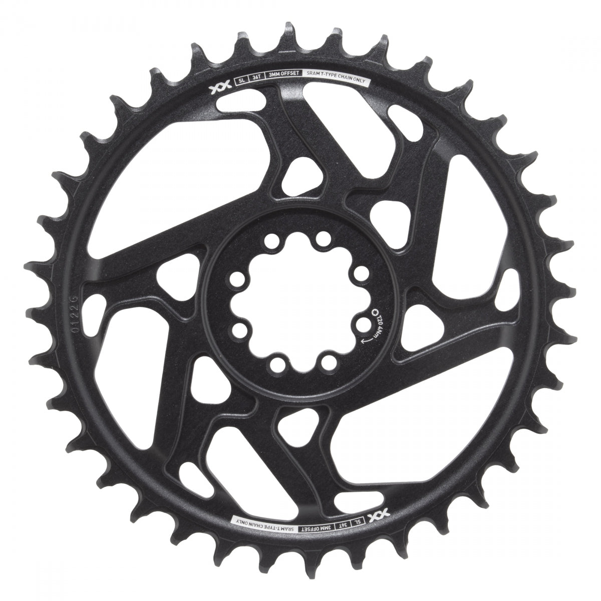 CHAINRING SRAM 36T DIRECT EAGLE 3mm BK XXSL D1 T-TYPE