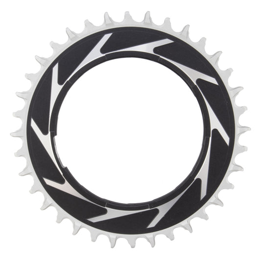 SRAM XX SL Eagle T-Type Thread Mount Chainring - 36t 12-Speed Thread Mount  For XX SL PM Spider 3mm Offset Aluminum BLK/Silver