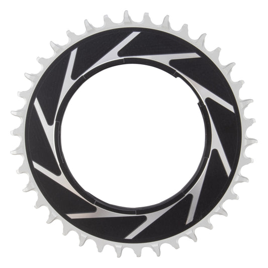 SRAM XX SL Eagle T-Type Thread Mount Chainring - 38t 12-Speed Thread Mount  For XX SL PM Spider 3mm Offset Aluminum BLK/Silver