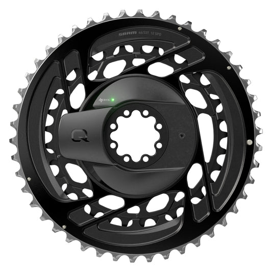 SRAM Force AXS 2x Power Meter Chainring Kit - 46/33t 2x12-Speed 8-Bolt Direct Mount BLK D2