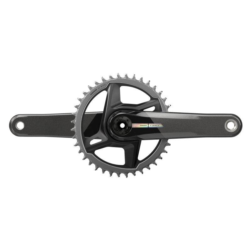 SRAM Force 1 Crankset - 172.5mm 12-Speed 40t Direct Mount DUB Spindle Interface Iridescent Gray D2