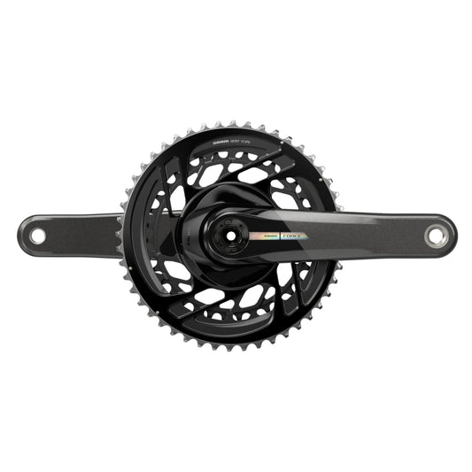 SRAM Force Crankset - 165mm 2x 12-Speed 48/35t Direct Mount DUB Spindle Interface Iridescent Gray D2