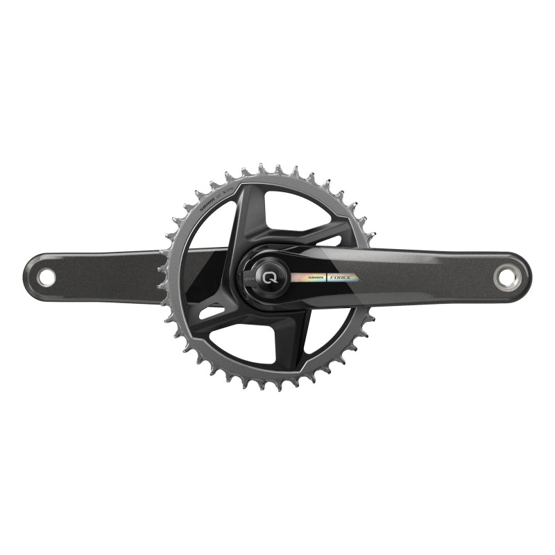 SRAM Force D2 1x Power Meter Crankset Speed: 12 Spindle: 28.99mm BCD: Direct Mount 40 DUB 170mm Black Road Disc