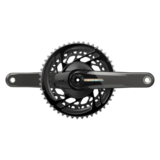 SRAM Force AXS Power Meter Crankset - 175mm 2x 12-Speed 46/33t Direct Mount DUB Spindle Interface Iridescent Gray D2