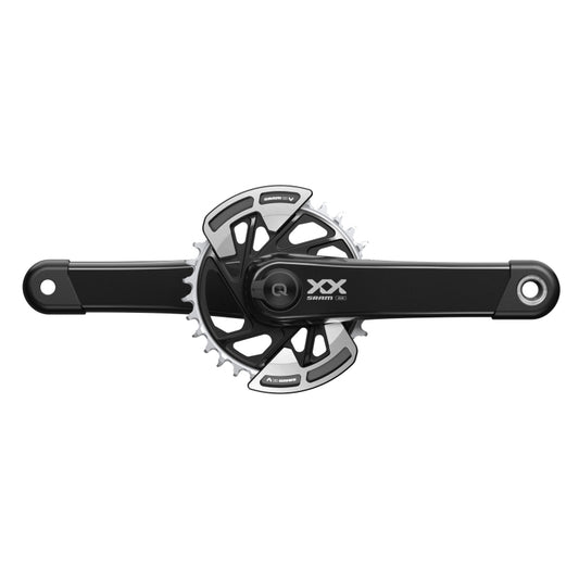 SRAM XX Eagle T-Type AXS Power Meter Wide Crankset - 170mm 12-Spd 32t Chainring Direct Mount 2-Guards PM DUB Spindle BLK