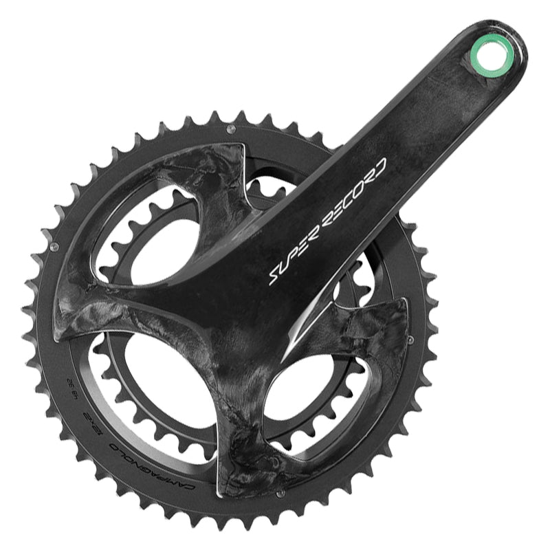 Campagnolo Super Record Wireless Crankset - 165mm 12-Speed 48/32t Campy 121/88 Asym BCD Ultra Torque Spindle Carbon