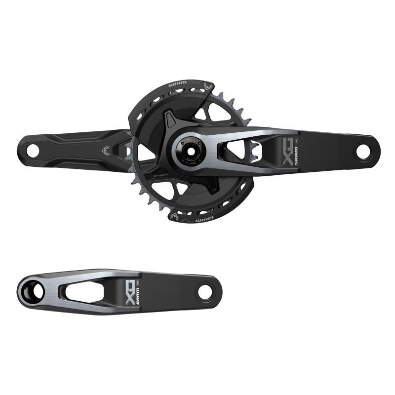 SRAM X0 Eagle T-Type Wide Crankset - 175mm 12-Speed 32t Chainring Direct Mount 2-Guards DUB Spindle Interface BLK V2